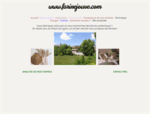 Tablet Screenshot of farinejouve.com